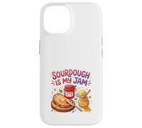 Sourdough is My Jam Funny Baking for Women Bakers Moms Coque pour iPhone 14