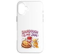 Sourdough is My Jam Funny Baking for Women Bakers Moms Coque pour iPhone 16 Plus