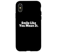 Souriez comme tu Veux dire Que C'est Une pensée Positive est Coque pour iPhone X/XS