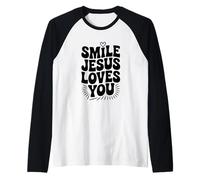 Souriez, Jésus Vous Aime, Foi chrétienne, Source d'inspiration Manche Raglan
