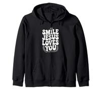 Souriez, Jésus Vous Aime, Foi chrétienne, Source d'inspiration Sweat à Capuche