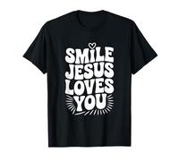 Souriez, Jésus Vous Aime, Foi chrétienne, Source d'inspiration T-Shirt