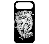 Souriez Maintenant, pleurez Plus Tard, Jolie Fille Chicano Blackwork Coque pour iPhone Air