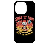 Souriez malgré la Douleur, Faites Semblant jusqu'à ce Que Vous Vous retrouviez Coque pour iPhone 14 Pro