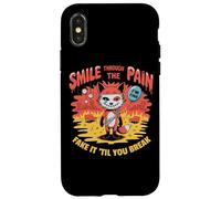 Souriez malgré la Douleur, Faites Semblant jusqu'à ce Que Vous Vous retrouviez Coque pour iPhone X/XS