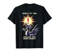 Souriez si Vous Avez tiré Le Patron tôt | Pixel Art Gamer Meme T-Shirt
