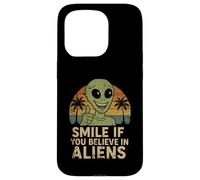 Souriez si vous croyez aux extraterrestres, amateurs de science-fiction Coque pour iPhone 15 Pro