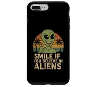 Souriez si vous croyez aux extraterrestres, amateurs de science-fiction Coque pour iPhone 7 Plus/8 Plus