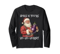 Souriez si Vous êtes excité, Le Père Noël est embarrassant Manche Longue