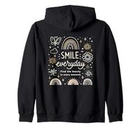 Souriez Tous Les Jours, Trouvez la beauté de Chaque Instant, Aimez Le Positif Sweat à Capuche