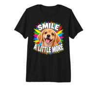 Souriez Un Peu Plus avec Ce Chiot Heureux T-Shirt Haut de Gamme