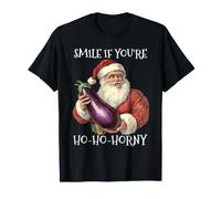 Souriez Vilain du Père Noël si Vous êtes excité T-Shirt