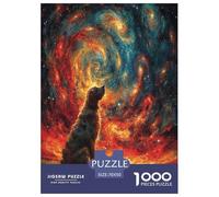 Sourire Chien Puzzles 1000 Pieces Cadeau Unique Jeu Éduchatif Challenge Toy À De Qualité Supérieure Peinture Art pour Adultes Et Enfants À Partir De 12 Ans 70x50cm/1000pcs