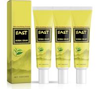 Sourires et joies à la crème à base de plantes, crème à base de plantes naturelles en Asie de l'Est, crèmes hydratantes naturelles avec plantes, orientales apaisantes et soins hydratants (3pcs)