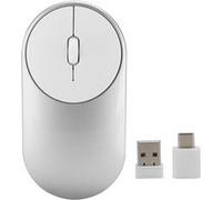 Souris 2.4G USB + Type-C Souris sans fil double récepteur pour Microsoft / Android / IMAC G