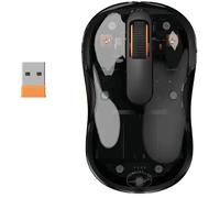 Souris - 2x Bluetooth + récepteur USB 2,4 GHz - MOBILITY LAB - PHANTOM - Noir et transparent
