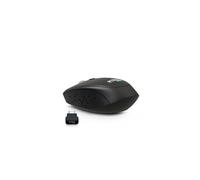 - Souris - 3 boutons - sans fil - 2.4 GHz - récepteur sans fil USB - noir