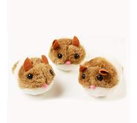 Souris à corde vibrante interactive en peluche pour chats - Spirale Katzenspielzeug