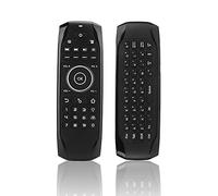 Souris à Distance Air, 6 Axes Gyroscope Bluetooth 5.0 QWERTY Clavier Fly Mouse, Convient aux téléphones intelligents, Ordinateurs Portables, téléviseurs intelligents