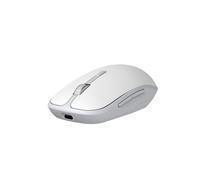 Souris Accsup rechargeable sans fils blanche bicolore - 2.4G & Bluetooth