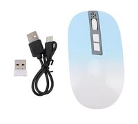 Souris AI, Souris Vocale Intelligente Rechargeable 6 en 1 avec résumé de Traduction de Transcription en Temps Réel pour Le Bureau de Travail à Distance (Lac Bleu)