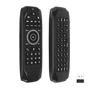 Souris Air Rétroéclairée 2,4 G, avec Capteur 6 Axes, Commande Vocale et Rétroéclairage Blanc, pour Box
