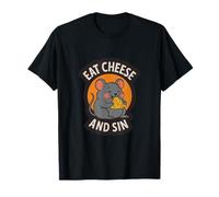 Souris Amusante Eat Cheese and Sin T-Shirt