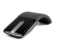 Souris Arc pour Mac et PC sans Fil USB Pliable Universelle Capteur Optique 3 Boutons (Noir)