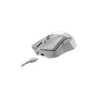 ROG Gladius III Wireless Aimpoint White Souris Droitier ASUS RF Wireless, Bluetooth, USB Type-A, Optique 36000 DPI - Neuf