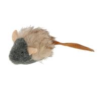 Souris avec bruitage avec pile Kerbl (x1) Beige 15x5 cm