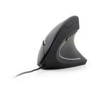 Souris avec Câble et Capteur Optique GEMBIRD MUS-ERGO-01 3200 DPI Noir