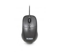 Souris "Big Crazy", noire, taille moyenne, filaire, optique, USB, URBAN FACTORY BCM01UF