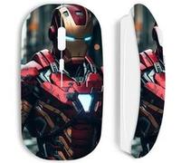 Souris blanc Sans Fil Iron Man combat