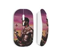 Souris blanc Sans Fil Lil Nas X Wallpaper Maniacase G