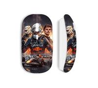 Souris blanc sans Fil Max Verstappen F1 art wallpaper