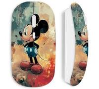 Souris blanc Sans Fil Mickey fond de texture abstraite Blanc