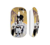 Souris blanc Sans Fil Vinicius JR real madrid 7 Wallpaper