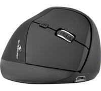 Souris, Bluestork, sans fil, 1200 DPI, Negru/Argintiu