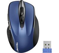 Souris Bluetooth, 4800 DPI Souris sans Fil (Tri-Modes : BT 5.0/3.0+2.4G), 30 Mois d'autonomie de la Batterie, Souris sans Fil silencieuse pour Ordinateur Portable, Windows, Mac OS, Android