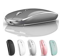 Souris Bluetooth pour iPad Pro, iPad Air, Mac, MacBook Pro, MacBook Air, MacBook, ordinateur portable, Chromebook Win8/10/11 HP DELL PC