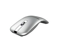 Souris Bluetooth sans fil ARC rechargeable pour ordinateur portable Mac Pro Voyage, pliable ultra fine pour droitier/gaucher avec dongle USB-A, 3 DPI pour ordinateur portable Dell, HP, Lenovo