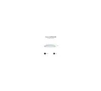 Souris Bluetooth sans fil double plate LED/Batterie rechargeable/Jusqu'à 1600 DPI/Blanc