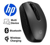 Souris Bluetooth sans fil HP 695 multi-appareils USB-C et Qi charge programmable