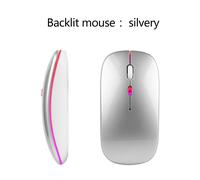 Souris Bluetooth sans fil pour Xiaomi Pad 6 Pro 2023,mini souris silencieuse aste,MiPad5,HUAWEI MateSub 11,ATA Pad 6 Mi Pad 5 Pro - Type Backlit silvery