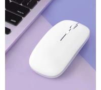 Souris Bluetooth silencieuse Marcaron ordinateur portable souris optique sans fil pour iPad Samsung tablette souris universelle silencieuse matte white