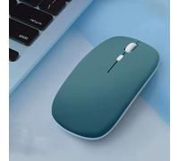 Souris Bluetooth silencieuse pour ordinateur portable,souris optique sans fil pour iPad,tablette Samsung,souris silencieuse universelle,ordinateur portable,Marcaron - Type dark green