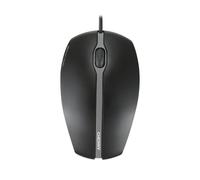 Souris CHERRY GENTIX SILENT USB noire Souris filaire silencieuse sans clic idéale pour des environnements de travail calmes.