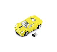Souris CM0022 Lamborghini voiture sans fil jaune