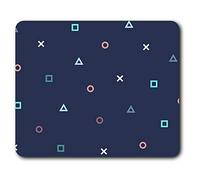 Souris Confortable Mat - Contrôleur Gamer Cool Symbole 23,5 x 19,6 cm (9,3 x 7,7 Pouces) pour Les Ordinateurs et Ordinateurs Portables, de Bureau, Cadeaux, Base antidérapante - RM3895