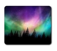 Souris Confortable Mat - Incroyable Northern Lights Aurora Borealis 23,5 x 19,6 cm (9,3 x 7,7 Pouces) pour Les Ordinateurs et Ordinateurs Portables, de Bureau, Cadeaux, Base antidérapante - RM8603
